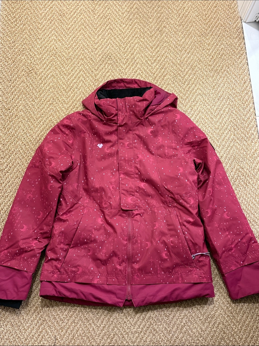 Obermeyer Teen Pink Hooded Ski Jacket